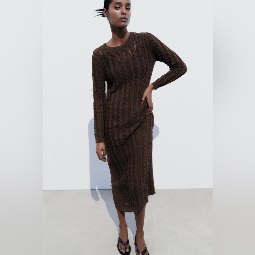Zara sweater dress nwt
